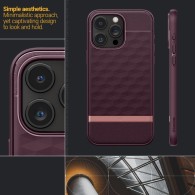 Калъф Spigen Caseology Parallax Magsafe за iPhone 15 Pro Max, Burgundy