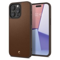 Калъф Spigen Cyrill Kajuk Mag Magsafe за iPhone 15 Pro, Saddle Brown
