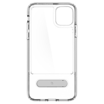 Spigen Slim Armor Essential S хибриден кейс с най-висока степен на защита за iPhone 11 Pro Max, Crystal Clear