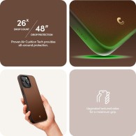 Калъф Spigen Cyrill Kajuk Mag Magsafe за iPhone 15 Pro, Saddle Brown