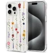 Калъф Spigen Cyrill Cecile за iPhone 15 Pro Max, Flower Garden