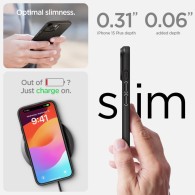 Калъф Spigen Thin Fit за iPhone 15 Plus, Black