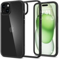 Калъф Spigen Ultra Hybrid за iPhone 15 Plus, Matte Black
