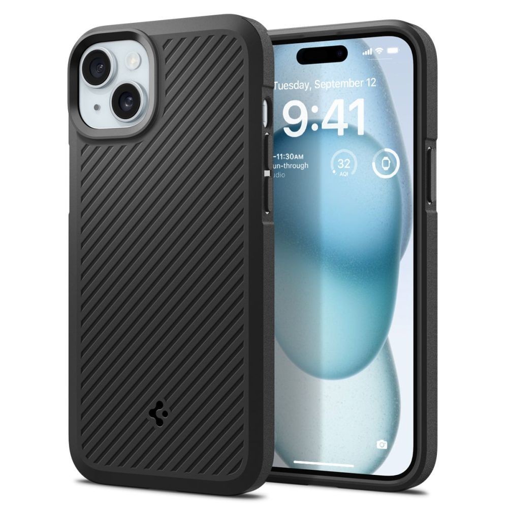 Калъф Spigen Cor Armor за iPhone 15 Plus, Matte Black