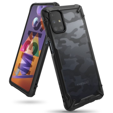 Калъф RINGKE FUSION X за SAMSUNG GALAXY M31S, Camo black