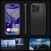 Калъф Spigen Thin Fit за iPhone 15 Pro Max, Black