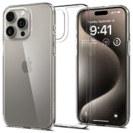 Калъф Spigen Air Skin Hybrid за iPhone 15 Pro Max, Crystal Clear
