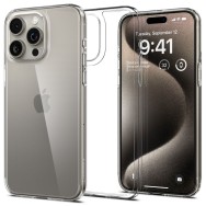 Калъф Spigen Air Skin Hybrid за iPhone 15 Pro Max, Crystal Clear