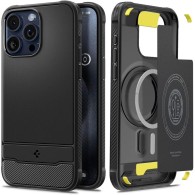 Калъф Spigen Rugged Armor Mag Magsafe за iPhone 15 Pro Max, Matte Black