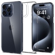 Калъф Spigen Air Skin Hybrid за iPhone 15 Pro, Crystal Clear