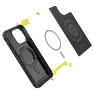 Калъф Spigen Rugged Armor Mag Magsafe за iPhone 15 Pro, Matte Black