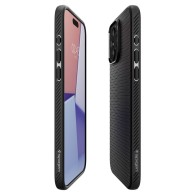 Калъф Spigen Liquid Air за iPhone 15 Pro, Matte Black