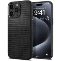 Калъф Spigen Liquid Air за iPhone 15 Pro, Matte Black