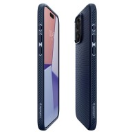 Калъф Spigen Liquid Air за iPhone 15 Pro, Navy Blue