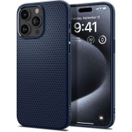 Калъф Spigen Liquid Air за iPhone 15 Pro, Navy Blue