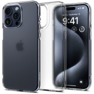 Калъф Spigen Ultra Hybrid за iPhone 15 Pro, Frosted Clear