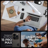 Калъф Spigen Ultra Hybrid Mag Magsafe за iPhone 15 Pro, Graphite