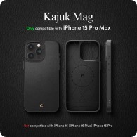 Калъф Spigen Cyrill Kajuk Mag Magsafe за iPhone 15 Pro, Black