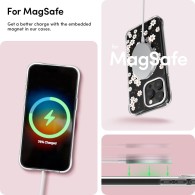 Калъф Spigen Cyrill Cecile Mag Magsafe за iPhone 15 Pro, White Daisy