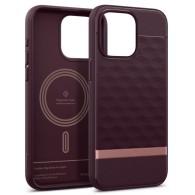 Калъф Spigen Caseology Parallax Magsafe за iPhone 15 Pro, Burgundy