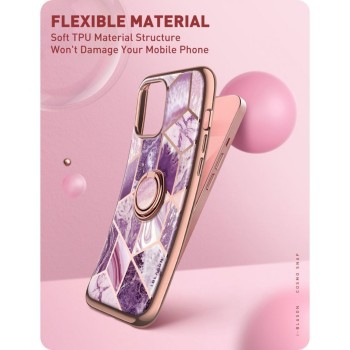 Калъф SUPCASE IBLSN COSMO SNAP за IPHONE 13, Marble purple
