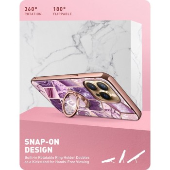 Калъф SUPCASE IBLSN COSMO SNAP за IPHONE 13 PRO, Marble purple