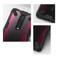 Удароустойчив хибриден кейс Ringke Fusion X за Xiaomi Mi 9T Pro / Mi 9T, Черен