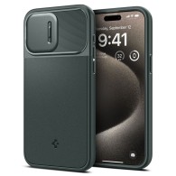 Калъф Spigen Optik Armor Mag Magsafe за iPhone 15 Pro, Abyss Green