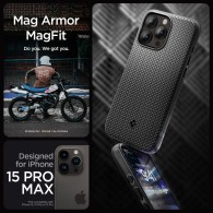 Калъф Spigen Mag Armor Magsafe за iPhone 15 Pro, Matte Black