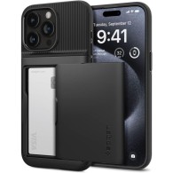 Калъф Spigen Slim Armor CS за iPhone 15 Pro, Black