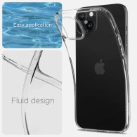 Калъф Spigen Liquid Crystal за iPhone 15, Crystal Clear