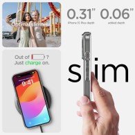 Калъф Spigen Liquid Crystal за iPhone 15, Crystal Clear