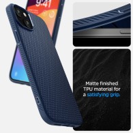 Калъф Spigen Liquid Air за iPhone 15, Navy Blue