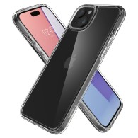 Калъф Spigen Ultra Hybrid за iPhone 15, Crystal Clear