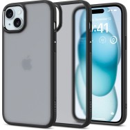 Калъф Spigen Ultra Hybrid за iPhone 15, Frost Black
