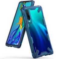 Удароустойчив хибриден кейс Ringke Fusion X за Huawei P30, Син