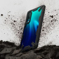 Удароустойчив хибриден кейс Ringke Fusion X за Huawei P30, Черен