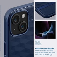 Калъф Spigen Caseology Parallax Magsafe за iPhone 15, Midnight Blue