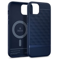 Калъф Spigen Caseology Parallax Magsafe за iPhone 15, Midnight Blue