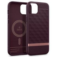 Калъф Spigen Caseology Parallax Magsafe за iPhone 15, Burgundy