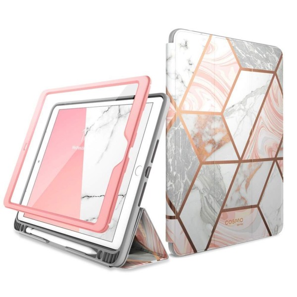 Калъф SUPCASE COSMO PENCIL за IPAD 10.2 2019/2020/2021, Marble