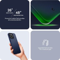 Калъф Spigen Cyrill Kajuk Mag Magsafe за iPhone 15 Pro, Navy