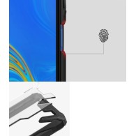 Удароустойчив хибриден кейс Ringke Fusion X за Samsung Galaxy A7 2018 A750, Черен