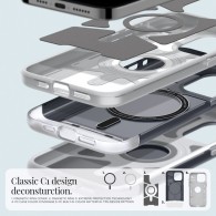 Калъф Spigen Classic C1 Mag Magsafe за iPhone 15 Pro Max, Graphite
