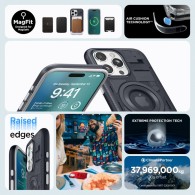 Калъф Spigen Classic C1 Mag Magsafe за iPhone 15 Pro Max, Graphite