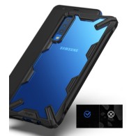 Удароустойчив хибриден кейс Ringke Fusion X за Samsung Galaxy A7 2018 A750, Черен