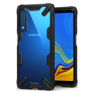 Удароустойчив хибриден кейс Ringke Fusion X за Samsung Galaxy A7 2018 A750, Черен