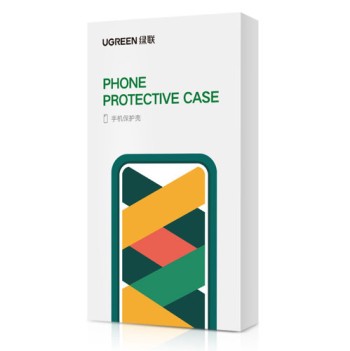 Калъф Ugreen Protective Fusion Case hard case with TPU frame за iPhone 13 (90178), Прозрчен