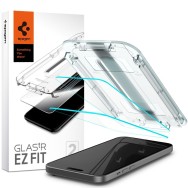 Стъклен Протектор Spigen Glas.TR ”Ez Fit” 2-Pack за iPhone 15, Clear
