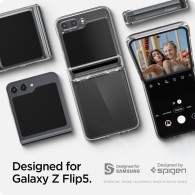 Калъф Spigen Thin Fit Pro за Samsung Galaxy Z Flip 5, Crystal Clear